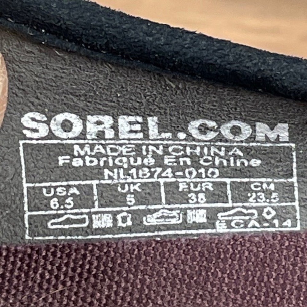 Sorel Sentry Womens Slip On Canvas Rubber Toe Canvas Gray Duck Shoes Flats 6.5 - Picture 8 of 9